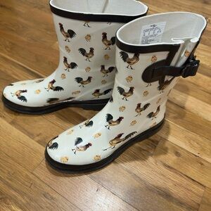 Western Chief Cream Mid-Calf Boots